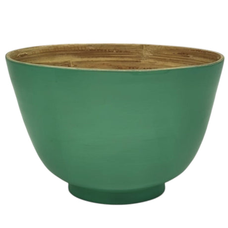 AKDC Modern Bamboo Round Serving Bowl - 16cmX10cm - Green&Bamboo - Al Kabayel Discount CentreAKDC Modern Bamboo Round Serving Bowl - 16cmX10cm - Green&BambooBowlsAKDCAl Kabayel Discount Centre
