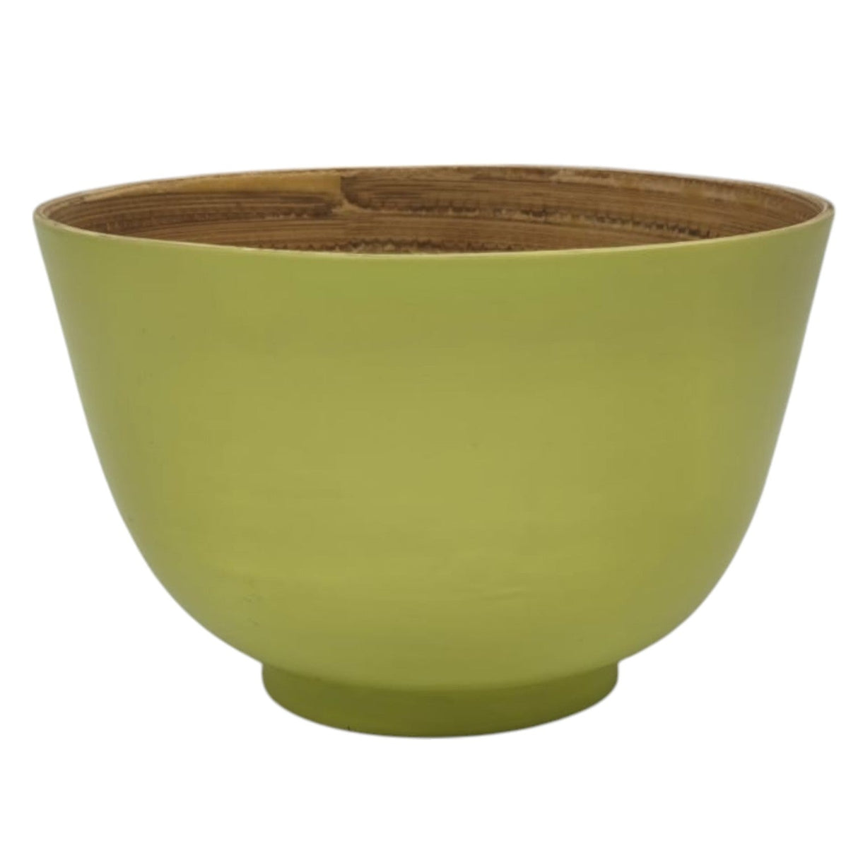 AKDC Modern Bamboo Round Serving Bowl - 16cmX10cm - LightGreen&Bamboo - Al Kabayel Discount CentreAKDC Modern Bamboo Round Serving Bowl - 16cmX10cm - LightGreen&BambooBowlsAKDCAl Kabayel Discount Centre