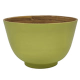 AKDC Modern Bamboo Round Serving Bowl - 16cmX10cm - LightGreen&Bamboo - Al Kabayel Discount CentreAKDC Modern Bamboo Round Serving Bowl - 16cmX10cm - LightGreen&BambooBowlsAKDCAl Kabayel Discount Centre