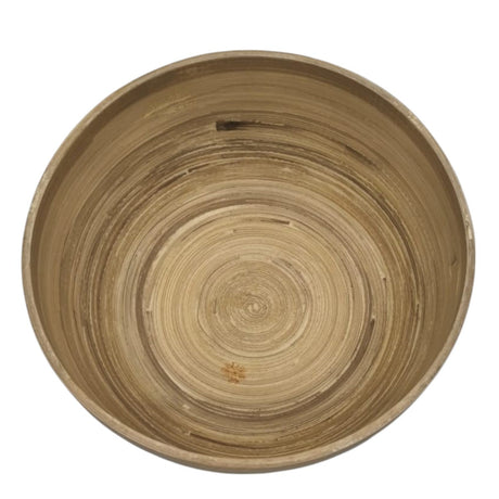AKDC Modern Bamboo Round Serving Bowl - 18cmX8cm - Blue&Bamboo - Al Kabayel Discount CentreAKDC Modern Bamboo Round Serving Bowl - 18cmX8cm - Blue&BambooBowlsAKDCAl Kabayel Discount Centre