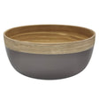 AKDC Modern Bamboo Round Serving Bowl - 18cmX8cm - CadetBlue&Bamboo - Al Kabayel Discount CentreAKDC Modern Bamboo Round Serving Bowl - 18cmX8cm - CadetBlue&BambooBowlsAKDCAl Kabayel Discount Centre