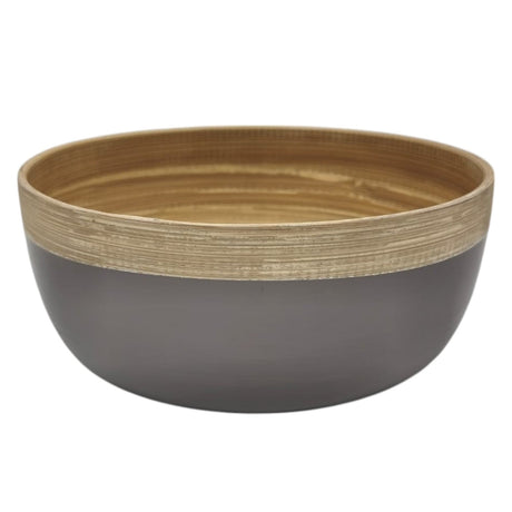 AKDC Modern Bamboo Round Serving Bowl - 18cmX8cm - CadetBlue&Bamboo - Al Kabayel Discount CentreAKDC Modern Bamboo Round Serving Bowl - 18cmX8cm - CadetBlue&BambooBowlsAKDCAl Kabayel Discount Centre