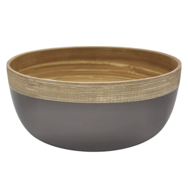 AKDC Modern Bamboo Round Serving Bowl - 18cmX8cm - CadetBlue&Bamboo - Al Kabayel Discount CentreAKDC Modern Bamboo Round Serving Bowl - 18cmX8cm - CadetBlue&BambooBowlsAKDCAl Kabayel Discount Centre