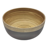 AKDC Modern Bamboo Round Serving Bowl - 18cmX8cm - CadetBlue&Bamboo - Al Kabayel Discount CentreAKDC Modern Bamboo Round Serving Bowl - 18cmX8cm - CadetBlue&BambooBowlsAKDCAl Kabayel Discount Centre