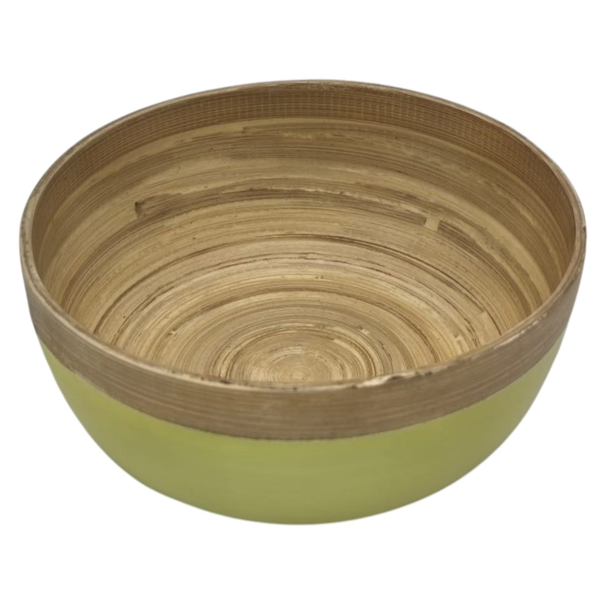 AKDC Modern Bamboo Round Serving Bowl - 18cmX8cm - LightGreen&Bamboo - Al Kabayel Discount CentreAKDC Modern Bamboo Round Serving Bowl - 18cmX8cm - LightGreen&BambooBowlsAKDCAl Kabayel Discount Centre
