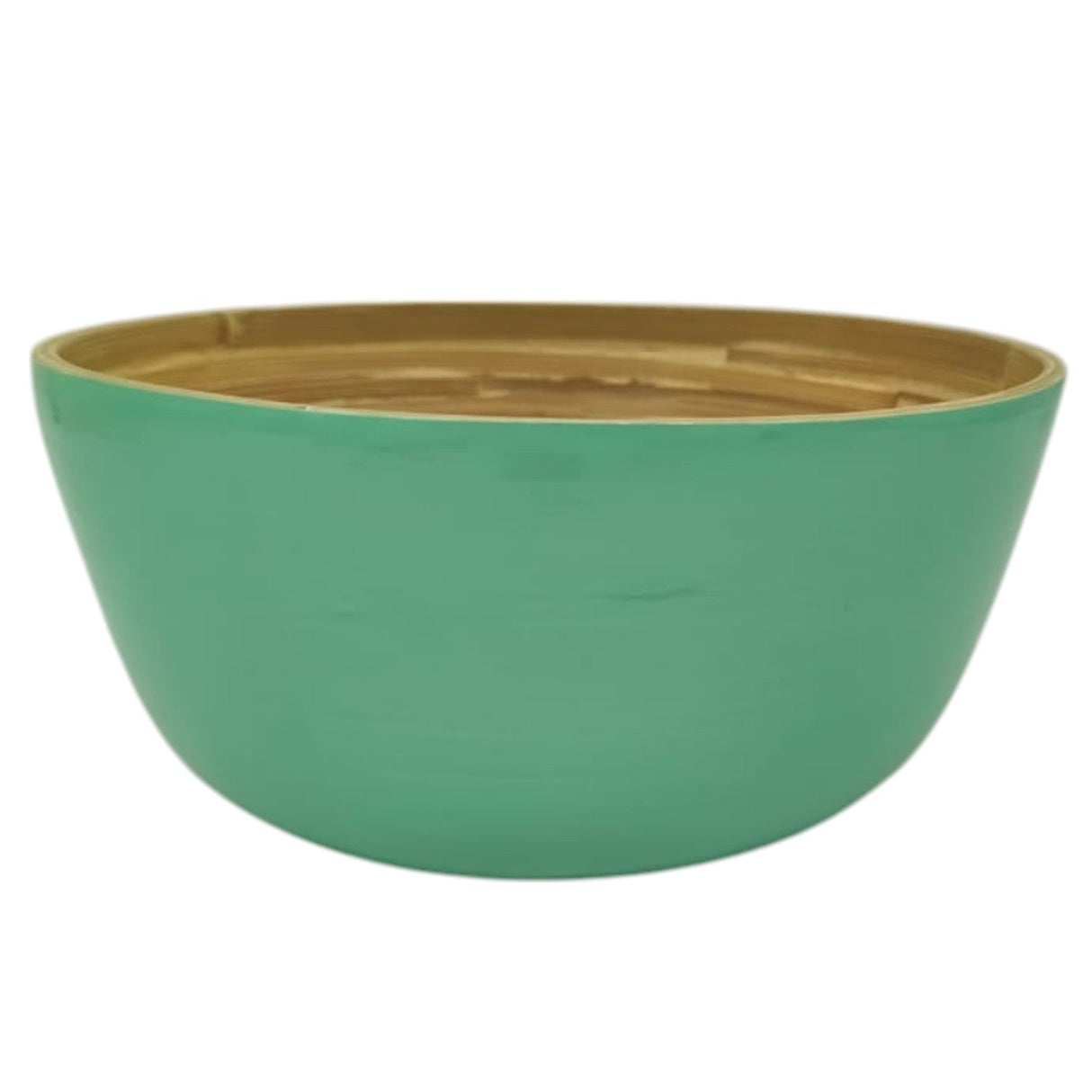 AKDC Modern Bamboo Round Serving Bowl - 25cmX12cm - Green&Bamboo - Al Kabayel Discount CentreAKDC Modern Bamboo Round Serving Bowl - 25cmX12cm - Green&BambooBowlsAKDCAl Kabayel Discount Centre