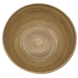 AKDC Modern Bamboo Round Serving Bowl - 25cmX12cm - LightGreen&Bamboo - Al Kabayel Discount CentreAKDC Modern Bamboo Round Serving Bowl - 25cmX12cm - LightGreen&BambooBowlsAKDCAl Kabayel Discount Centre