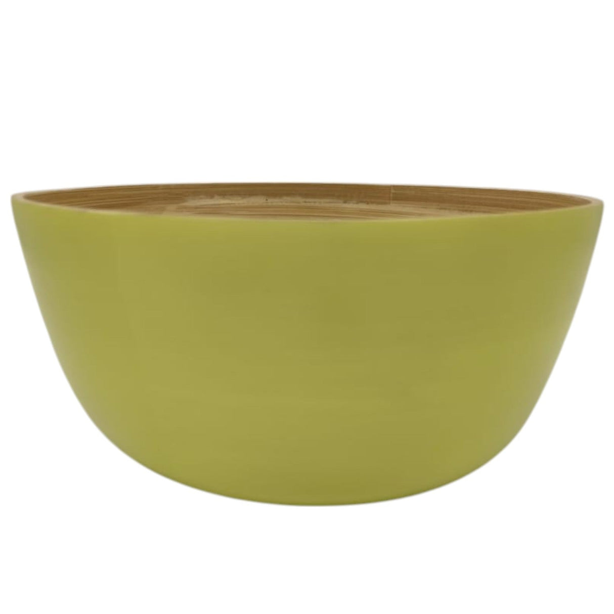 AKDC Modern Bamboo Round Serving Bowl - 25cmX12cm - LightGreen&Bamboo - Al Kabayel Discount CentreAKDC Modern Bamboo Round Serving Bowl - 25cmX12cm - LightGreen&BambooBowlsAKDCAl Kabayel Discount Centre