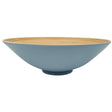 AKDC Modern Bamboo Round Serving Bowl - 30cmX10cm - Blue&Bamboo - Al Kabayel Discount CentreAKDC Modern Bamboo Round Serving Bowl - 30cmX10cm - Blue&BambooBowlsAKDCAl Kabayel Discount Centre