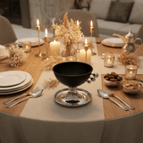 AKDC Modern Black and Silver Metal Footed Candy Bowl with Stylish Finish for Table Decoration – 15×12 cm - Al Kabayel Discount CentreAKDC Modern Black and Silver Metal Footed Candy Bowl with Stylish Finish for Table Decoration – 15×12 cmBowlsAKDCAl Kabayel Discount Centre