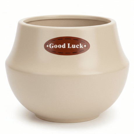 AKDC Modern Ceramic Flower Vase – Elegant Beige Finish with Contemporary Sculptural Design, 12 × 14 cm - Al Kabayel Discount CentreAKDC Modern Ceramic Flower Vase – Elegant Beige Finish with Contemporary Sculptural Design, 12 × 14 cmFlower/Plant PotsAKDCAl Kabayel Discount Centre