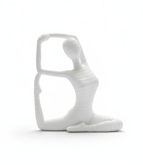 AKDC Modern Ceramic Yoga Girl Figurine – White Meditative Sitting Pose Home Décor 16 cm - Al Kabayel Discount CentreAKDC Modern Ceramic Yoga Girl Figurine – White Meditative Sitting Pose Home Décor 16 cmHome Décor AccentsAKDCAl Kabayel Discount Centre