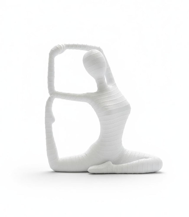 AKDC Modern Ceramic Yoga Girl Figurine – White Meditative Sitting Pose Home Décor 16 cm - Al Kabayel Discount CentreAKDC Modern Ceramic Yoga Girl Figurine – White Meditative Sitting Pose Home Décor 16 cmHome Décor AccentsAKDCAl Kabayel Discount Centre