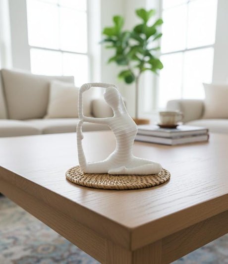 AKDC Modern Ceramic Yoga Girl Figurine – White Meditative Sitting Pose Home Décor 16 cm - Al Kabayel Discount CentreAKDC Modern Ceramic Yoga Girl Figurine – White Meditative Sitting Pose Home Décor 16 cmHome Décor AccentsAKDCAl Kabayel Discount Centre