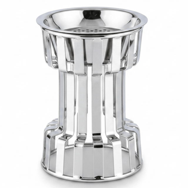 AKDC Modern Decorative Stainless Steel Incense Burner Holder – Elegant Home Fragrance Accessory – 16 × 11 cm - Al Kabayel Discount CentreAKDC Modern Decorative Stainless Steel Incense Burner Holder – Elegant Home Fragrance Accessory – 16 × 11 cmIncense BurnerAKDCAl Kabayel Discount Centre