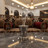AKDC Modern Decorative Stainless Steel Incense Burner Holder – Elegant Home Fragrance Accessory – 16 × 11 cm - Al Kabayel Discount CentreAKDC Modern Decorative Stainless Steel Incense Burner Holder – Elegant Home Fragrance Accessory – 16 × 11 cmIncense BurnerAKDCAl Kabayel Discount Centre