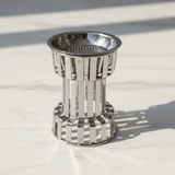 AKDC Modern Decorative Stainless Steel Incense Burner Holder – Elegant Home Fragrance Accessory – 16 × 11 cm - Al Kabayel Discount CentreAKDC Modern Decorative Stainless Steel Incense Burner Holder – Elegant Home Fragrance Accessory – 16 × 11 cmIncense BurnerAKDCAl Kabayel Discount Centre