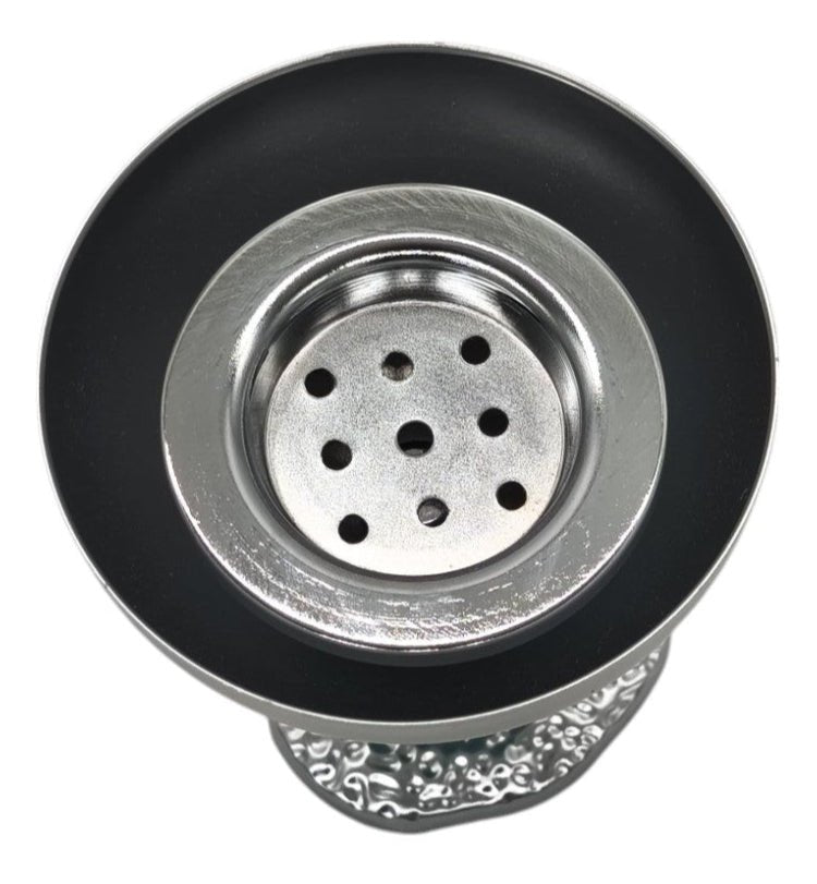 AKDC Modern Design Round Metal Incense Burner 14cm*10cm, Silver - Al Kabayel Discount CentreAKDC Modern Design Round Metal Incense Burner 14cm*10cm, SilverHome Décor AccentsAKDCAl Kabayel Discount Centre