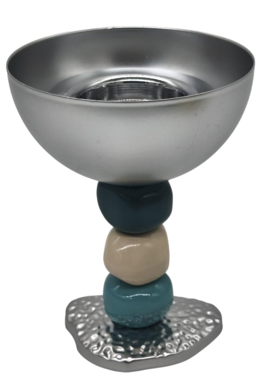 AKDC Modern Design Round Metal Incense Burner 14cm*10cm, Silver - Al Kabayel Discount CentreAKDC Modern Design Round Metal Incense Burner 14cm*10cm, SilverHome Décor AccentsAKDCAl Kabayel Discount Centre