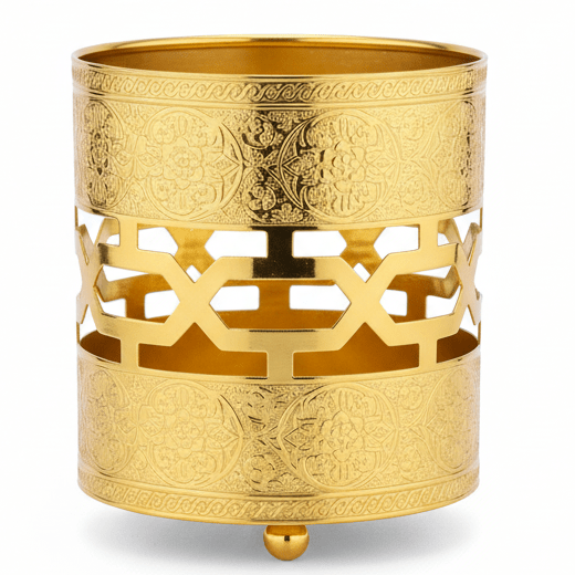AKDC Modern Gold Metal Cutlery Holder Stand for Organized Kitchen and Dining Table – 10 cm - Al Kabayel Discount CentreAKDC Modern Gold Metal Cutlery Holder Stand for Organized Kitchen and Dining Table – 10 cmNapkin Holders & Tissue BoxAKDCAl Kabayel Discount Centre