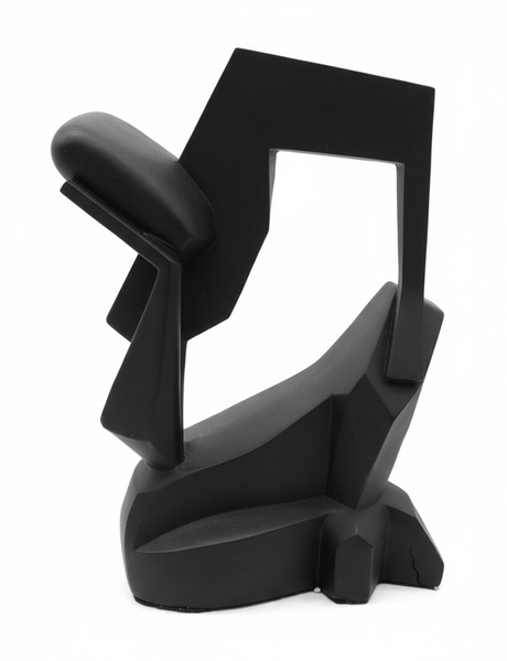 AKDC Modern Polyresin Unique Abstract Decorative Showpiece – Luxury Statement Home Accent Sculpture, Black, 26 cm - Al Kabayel Discount CentreAKDC Modern Polyresin Unique Abstract Decorative Showpiece – Luxury Statement Home Accent Sculpture, Black, 26 cmHome Décor AccentsAKDCAl Kabayel Discount Centre
