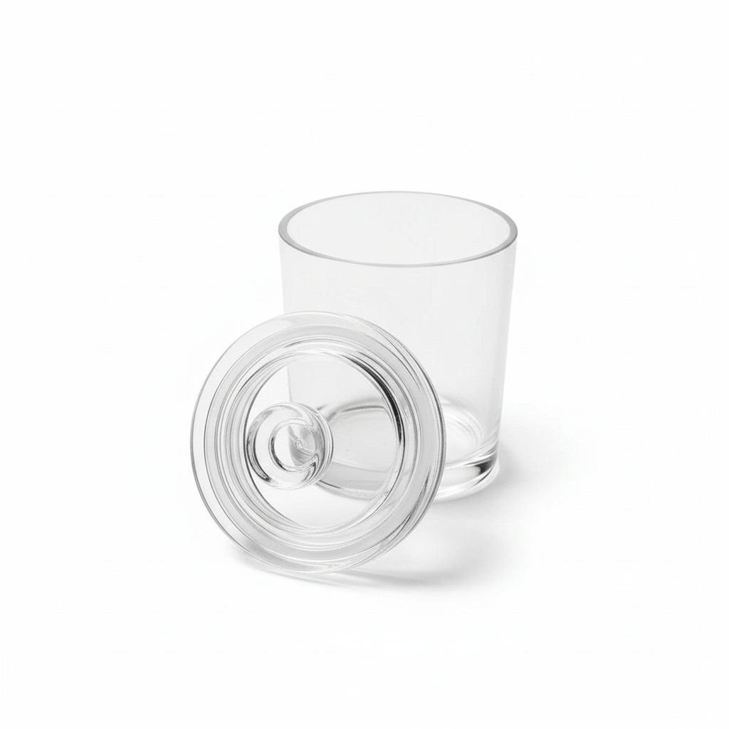 AKDC Modern Round Airtight Acrylic Storage Canister in Crystal Clear Finish with Lid – Stylish Pantry Organizer, 550 ml - Al Kabayel Discount CentreAKDC Modern Round Airtight Acrylic Storage Canister in Crystal Clear Finish with Lid – Stylish Pantry Organizer, 550 mlJars & Food SaversAKDCAl Kabayel Discount Centre