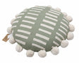 AKDC Modern Two - Tone Round Decorative Cushion – Green & Cream Cotton Upholstery, 40 cm - Al Kabayel Discount CentreAKDC Modern Two - Tone Round Decorative Cushion – Green & Cream Cotton Upholstery, 40 cmFloor Pillows & CushionsAKDCAl Kabayel Discount Centre