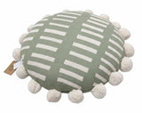 AKDC Modern Two - Tone Round Decorative Cushion – Green & Cream Cotton Upholstery, 40 cm - Al Kabayel Discount CentreAKDC Modern Two - Tone Round Decorative Cushion – Green & Cream Cotton Upholstery, 40 cmFloor Pillows & CushionsAKDCAl Kabayel Discount Centre