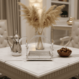 AKDC ModernServe Square Metal Serving Tray with Elegant Side Handles Multipurpose Serving Plate 20cm - Al Kabayel Discount CentreAKDC ModernServe Square Metal Serving Tray with Elegant Side Handles Multipurpose Serving Plate 20cmServing TraysAKDCAl Kabayel Discount Centre