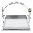 AKDC ModernServe Square Metal Serving Tray with Elegant Side Handles Multipurpose Serving Plate 25cm - Al Kabayel Discount CentreAKDC ModernServe Square Metal Serving Tray with Elegant Side Handles Multipurpose Serving Plate 25cmServing TraysAKDCAl Kabayel Discount Centre
