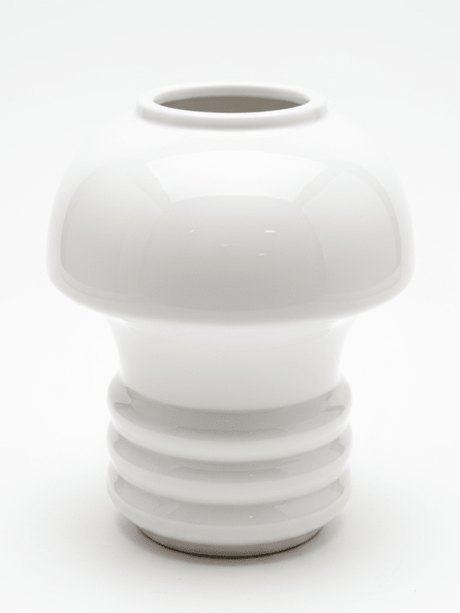 AKDC Mushroom - Inspired Ceramic Decorative Vase – Elegant White Playful Sculptural Design, 12 × 14 cm - Al Kabayel Discount CentreAKDC Mushroom - Inspired Ceramic Decorative Vase – Elegant White Playful Sculptural Design, 12 × 14 cmFlower/Plant PotsAKDCAl Kabayel Discount Centre