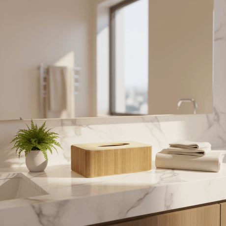 AKDC Natural Bamboo & Wood Rectangular Tissue Box Cover 23 X 13 X 8 cm - Al Kabayel Discount CentreAKDC Natural Bamboo & Wood Rectangular Tissue Box Cover 23 X 13 X 8 cmNapkin Holders & Tissue BoxAKDCAl Kabayel Discount Centre