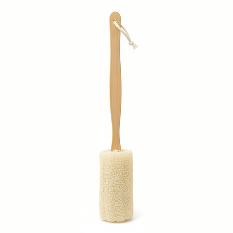 AKDC Natural Loofah Bath Scrubber with Long Wooden Handle – 38cm - Al Kabayel Discount CentreAKDC Natural Loofah Bath Scrubber with Long Wooden Handle – 38cmBath AccessoriesAKDCAl Kabayel Discount Centre
