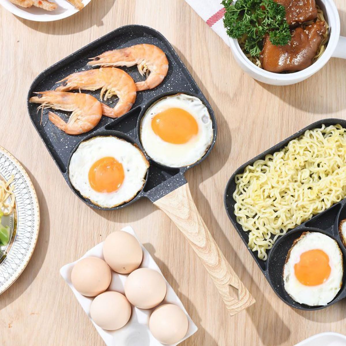 AKDC Non - Stick Pan 1 Grill Hole and 2 Round Hole - Al Kabayel Discount CentreAKDC Non - Stick Pan 1 Grill Hole and 2 Round HoleFrying Pans & SkilletsAKDCAl Kabayel Discount Centre