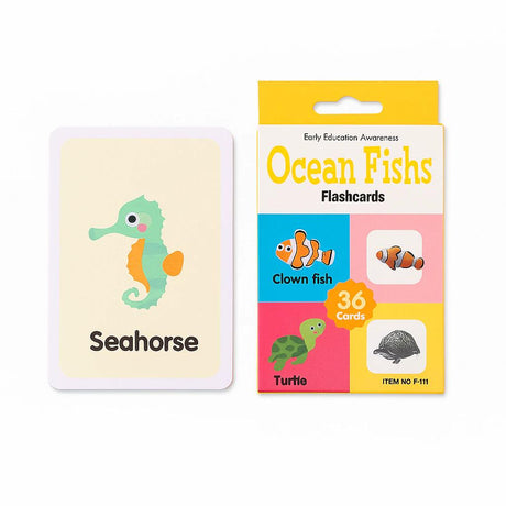AKDC Ocean Fishs Flashcards, Early Education Awareness, 36 Cards - Al Kabayel Discount CentreAKDC Ocean Fishs Flashcards, Early Education Awareness, 36 CardsEducational ToysAKDCAl Kabayel Discount Centre