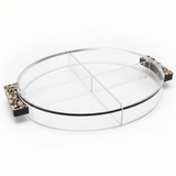 AKDC Oval Transparent Acrylic 4 - Compartment Candy & Dry Fruit Serving Box – 32.5 × 25 cm - Al Kabayel Discount CentreAKDC Oval Transparent Acrylic 4 - Compartment Candy & Dry Fruit Serving Box – 32.5 × 25 cmJars & Food SaversAKDCAl Kabayel Discount Centre