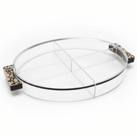 AKDC Oval Transparent Acrylic 4 - Compartment Candy & Dry Fruit Serving Box – 32.5 × 25 cm - Al Kabayel Discount CentreAKDC Oval Transparent Acrylic 4 - Compartment Candy & Dry Fruit Serving Box – 32.5 × 25 cmJars & Food SaversAKDCAl Kabayel Discount Centre