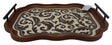 AKDC Oversized Wooden Tray with Decorative Floral Motif in Brown – Perfect for Entertaining Guests or Home Display, 42×32×5 cm - Al Kabayel Discount CentreAKDC Oversized Wooden Tray with Decorative Floral Motif in Brown – Perfect for Entertaining Guests or Home Display, 42×32×5 cmServing TraysAKDCAl Kabayel Discount Centre