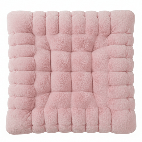AKDC Pastel Pink Plush Square Chair Cushion Soft Comfortable Seat Pad for Bedroom Living Room and Dining Chairs 40 × 40 cm - Al Kabayel Discount CentreAKDC Pastel Pink Plush Square Chair Cushion Soft Comfortable Seat Pad for Bedroom Living Room and Dining Chairs 40 × 40 cmFloor Pillows & CushionsAKDCAl Kabayel Discount Centre