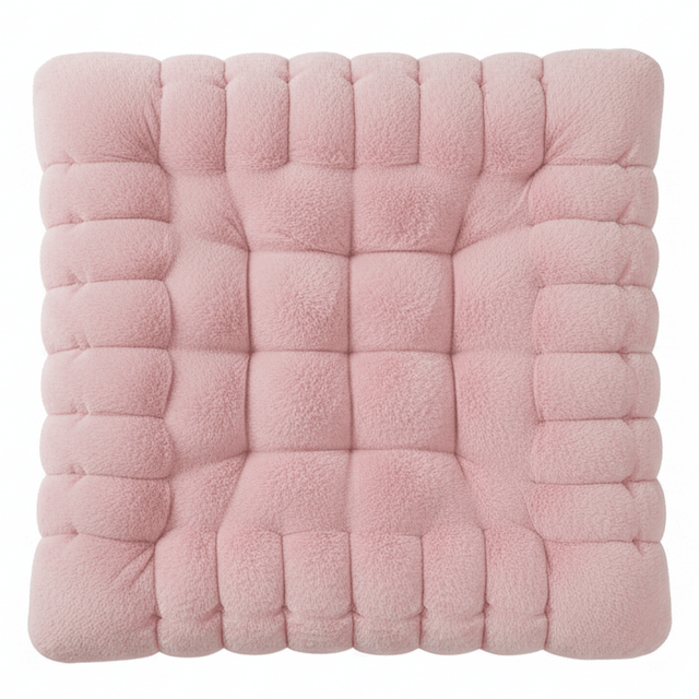 AKDC Pastel Pink Plush Square Chair Cushion Soft Comfortable Seat Pad for Bedroom Living Room and Dining Chairs 40 × 40 cm - Al Kabayel Discount CentreAKDC Pastel Pink Plush Square Chair Cushion Soft Comfortable Seat Pad for Bedroom Living Room and Dining Chairs 40 × 40 cmFloor Pillows & CushionsAKDCAl Kabayel Discount Centre