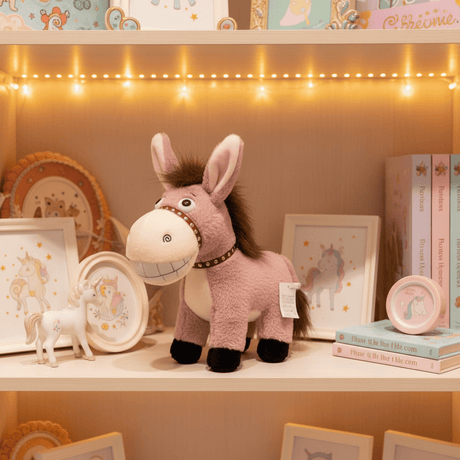 AKDC Pink Donkey Plush Toy 25cm Cute Stuffed Animal Toy Gift for Kids Girls - Al Kabayel Discount CentreAKDC Pink Donkey Plush Toy 25cm Cute Stuffed Animal Toy Gift for Kids GirlsToysAKDCAl Kabayel Discount Centre