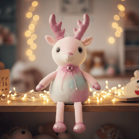 AKDC Pink & Light Blue Soft Plush Toy 40cm Cute Stuffed Animal Gift for Kids Bedroom Decor - Al Kabayel Discount CentreAKDC Pink & Light Blue Soft Plush Toy 40cm Cute Stuffed Animal Gift for Kids Bedroom DecorToysAKDCAl Kabayel Discount Centre