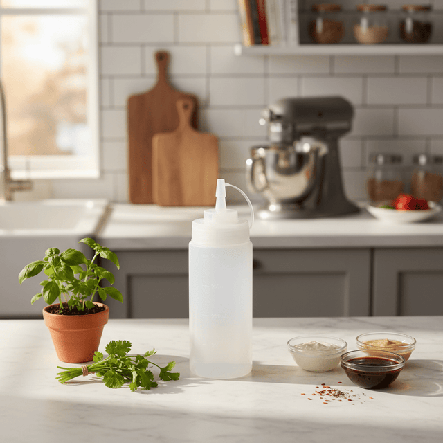 AKDC Plastic 400ml White Squeeze Bottle – Multi - Purpose Dispensing Container - Al Kabayel Discount CentreAKDC Plastic 400ml White Squeeze Bottle – Multi - Purpose Dispensing ContainerKitchen Utensils & GadgetsAKDCAl Kabayel Discount Centre