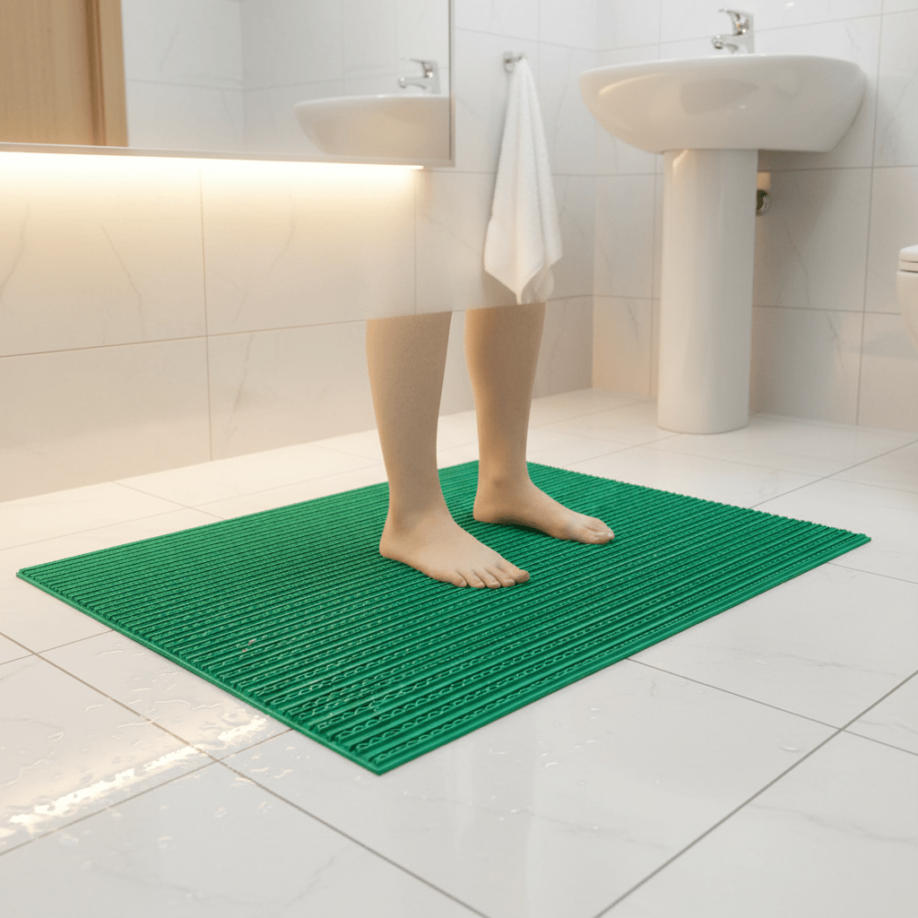 AKDC Plastic Anti - Slip Mat 90cm*100cm, Green - Al Kabayel Discount CentreAKDC Plastic Anti - Slip Mat 90cm*100cm, GreenDoormatsAKDCAl Kabayel Discount Centre