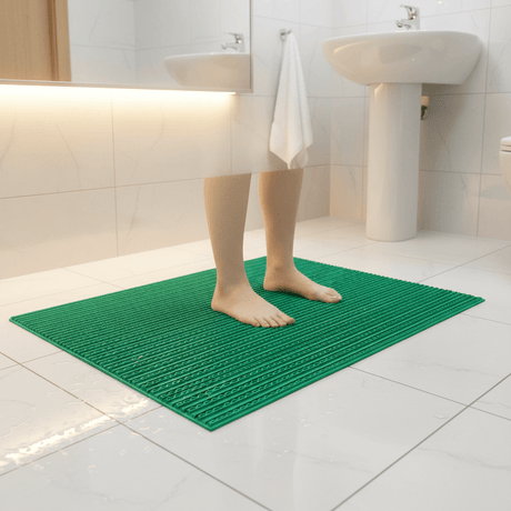 AKDC Plastic Anti - Slip Mat 90cm*100cm, Green - Al Kabayel Discount CentreAKDC Plastic Anti - Slip Mat 90cm*100cm, GreenDoormatsAKDCAl Kabayel Discount Centre