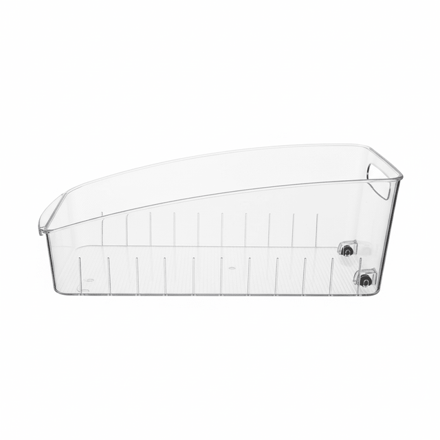 AKDC Plastic Clear Storage Bin with Wheel 39cmX17cmX14cm - Transparent - Al Kabayel Discount CentreAKDC Plastic Clear Storage Bin with Wheel 39cmX17cmX14cm - TransparentOrganizers & AccessoriesAKDCAl Kabayel Discount Centre