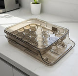AKDC Plastic Egg Storage Box – 20 Egg Capacity, Transparent Brown Container for Refrigerator Organization - Al Kabayel Discount CentreAKDC Plastic Egg Storage Box – 20 Egg Capacity, Transparent Brown Container for Refrigerator OrganizationOrganizers & AccessoriesAKDCAl Kabayel Discount Centre