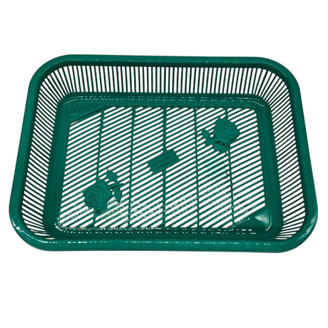 AKDC Plastic Fruit Tray Kitchen Counter Polypropylene Fruit Holder Modern - 35cmX26cmX6cm - Green - Al Kabayel Discount CentreAKDC Plastic Fruit Tray Kitchen Counter Polypropylene Fruit Holder Modern - 35cmX26cmX6cm - GreenOrganizers & AccessoriesAKDCAl Kabayel Discount Centre