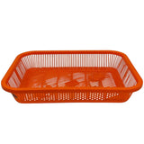 AKDC Plastic Fruit Tray Kitchen Counter Polypropylene Fruit Holder Modern - 35cmX26cmX6cm - Orange - Al Kabayel Discount CentreAKDC Plastic Fruit Tray Kitchen Counter Polypropylene Fruit Holder Modern - 35cmX26cmX6cm - OrangeOrganizers & AccessoriesAKDCAl Kabayel Discount Centre
