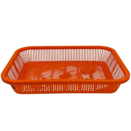 AKDC Plastic Fruit Tray Kitchen Counter Polypropylene Fruit Holder Modern - 35cmX26cmX6cm - Orange - Al Kabayel Discount CentreAKDC Plastic Fruit Tray Kitchen Counter Polypropylene Fruit Holder Modern - 35cmX26cmX6cm - OrangeOrganizers & AccessoriesAKDCAl Kabayel Discount Centre